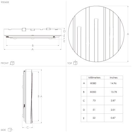 Eglo - LED Griestu lampa LED/19,5W/230V d. 38 cm