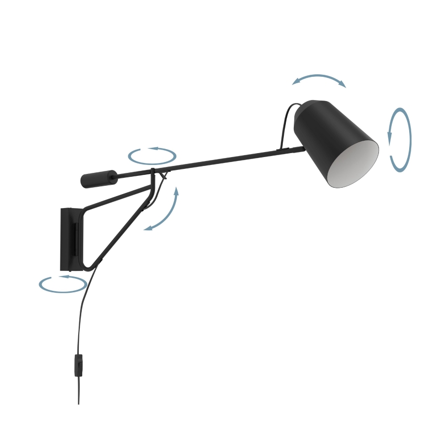 Eglo - Sienas lampa 1xE27/28W/230V