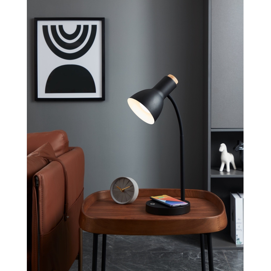 Eglo - LED Aptumšojama lampa ar bezvadu uzlādi LED/5,5W/230V