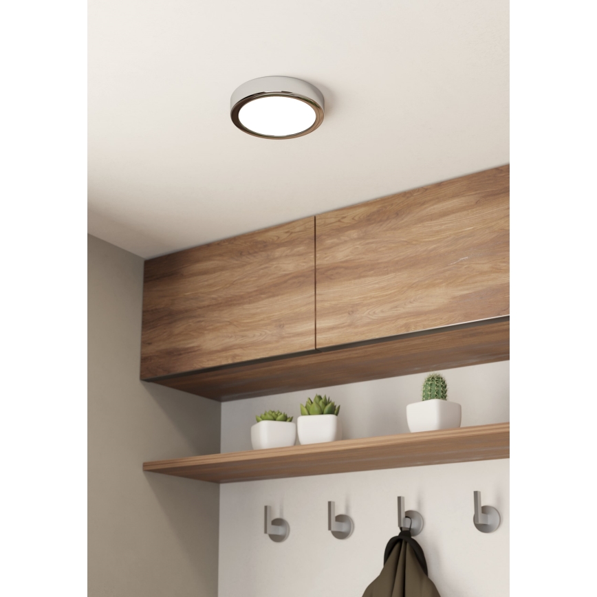 Eglo - LED Vannas istabas griestu lampa LED/11W/230V IP44 spīdīgi hromēts
