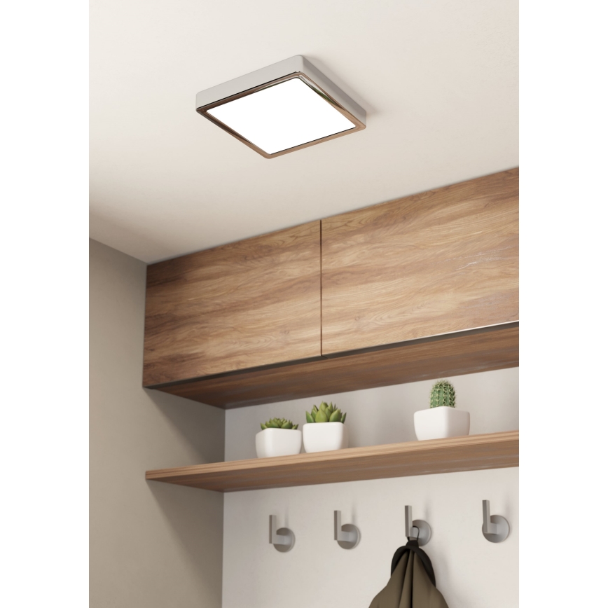 Eglo - LED Vannas istabas griestu lampa LED/17W/230V IP44 spīdīgi hromēts