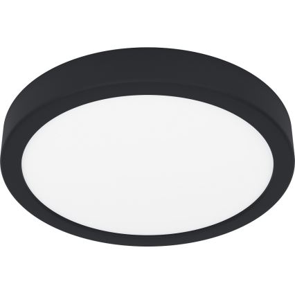 Eglo - LED vannas istabas griestu lampa LED/17W/230V melna IP44