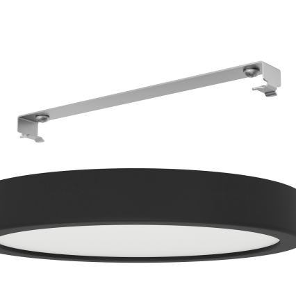 Eglo - LED vannas istabas griestu lampa LED/17W/230V melna IP44