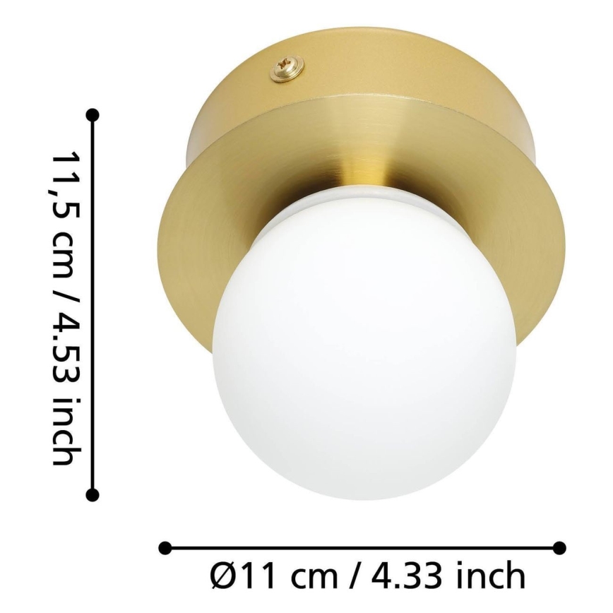 Eglo - LED Vannas istabas griestu lampa LED/3,3W/230V IP44 zelta