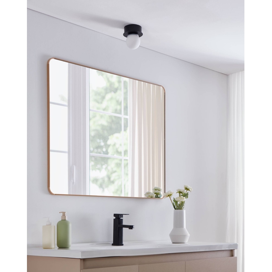 Eglo - LED Vannas istabas griestu lampa LED/3,3W/230V IP44 melna