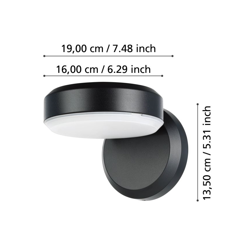 Eglo - LED Āra sienas lampa LED/10,8/230V IP54