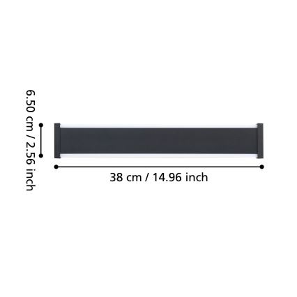 Eglo - LED Āra sienas lampa 2xLED/3,7W/230V 3000K IP55