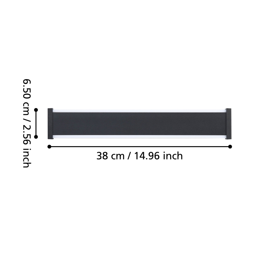 Eglo - LED Āra sienas lampa 2xLED/3,7W/230V 3000K IP55