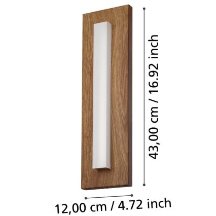 Eglo - LED Āra sienas lampa LED/7W/230V IP44