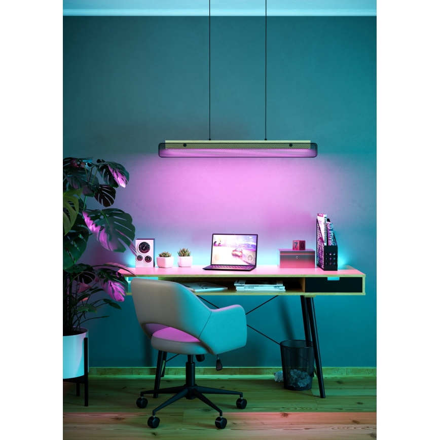 Eglo - LED RGBW Aptumšojuma lustra ar auklu LED/34W/230V 2700-6500K