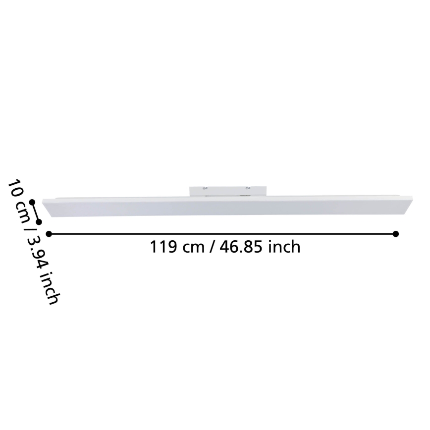 Eglo 900708 - LED griestu gaismeklis TURCONA-B LED/21W/230V 3000K 118,7 cm