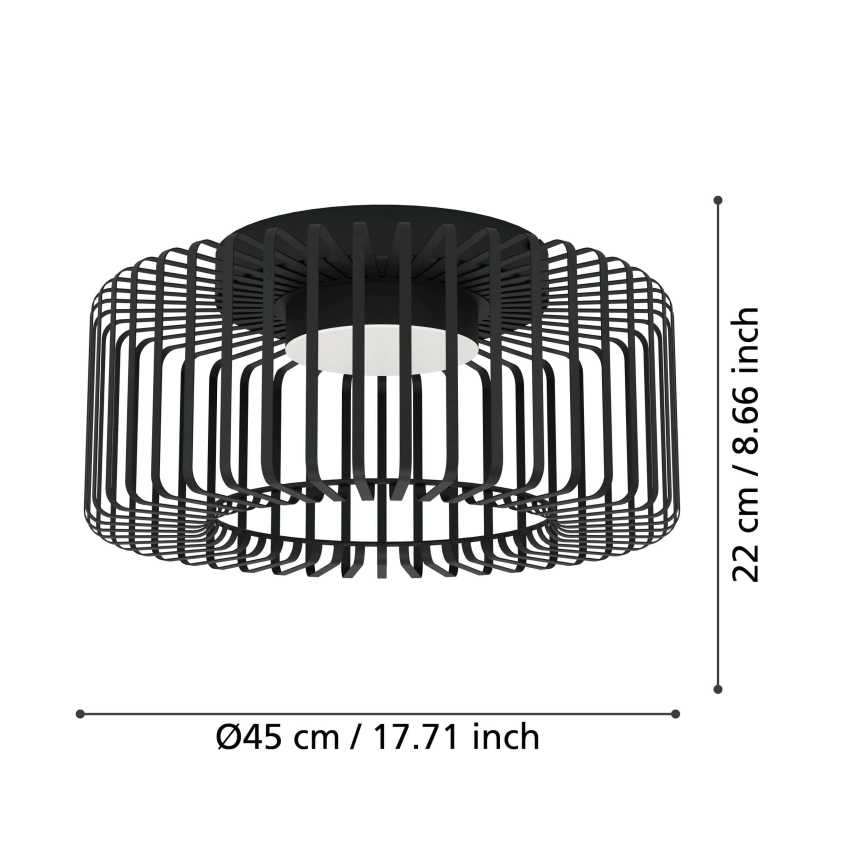 Eglo - LED RGBW Aptumšojama griestu lampa LED/22W/230V 2700-6500K
