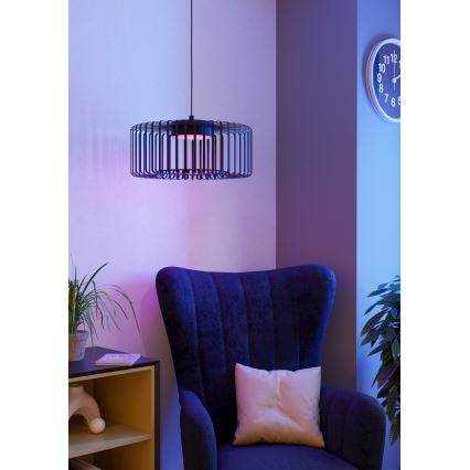Eglo - LED RGBW Aptumšojuma lustra ar auklu LED/22W/230V 2700-6500K