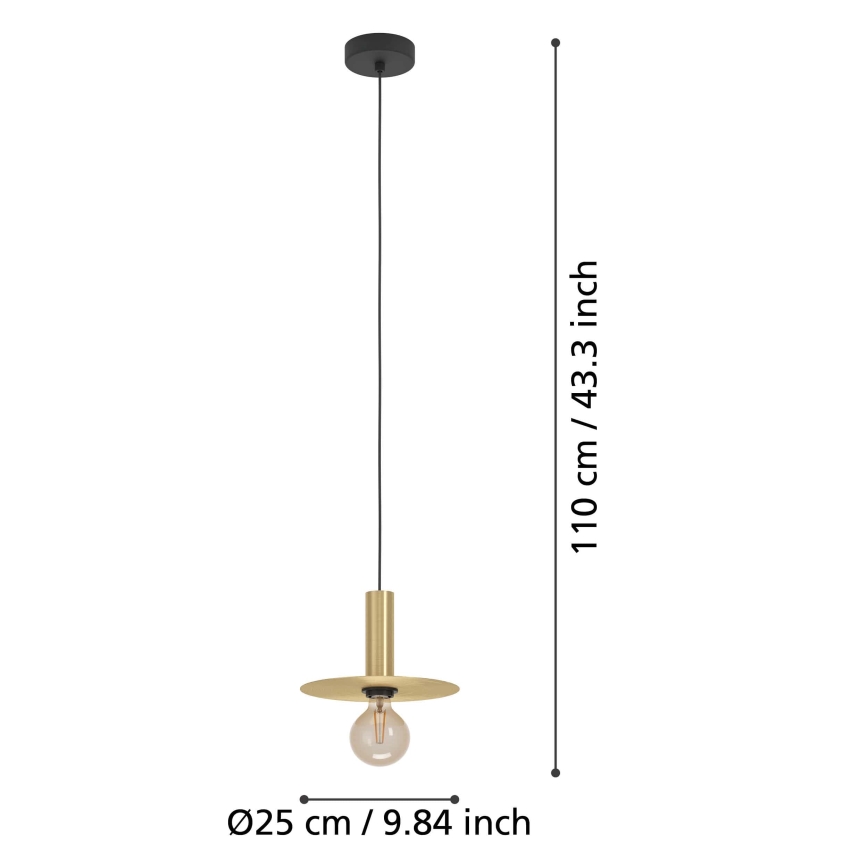 Eglo - Lustra ar auklu 1xE27/40W/230V