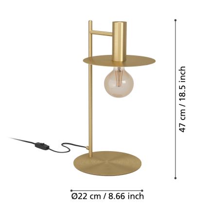 Eglo - Galda lampa 1xE27/40W/230V