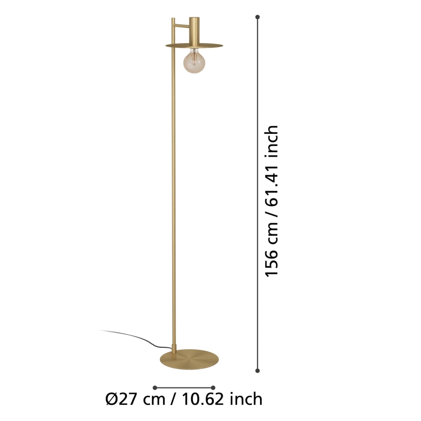 Eglo - Grīdas stāvlampa 1xE27/40W/230V