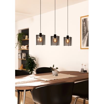 Eglo - Lustra ar auklu 3xE27/40W/230V