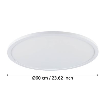 Eglo - LED Aptumšojama griestu lampa LED/41W/230V d. 60 cm balta