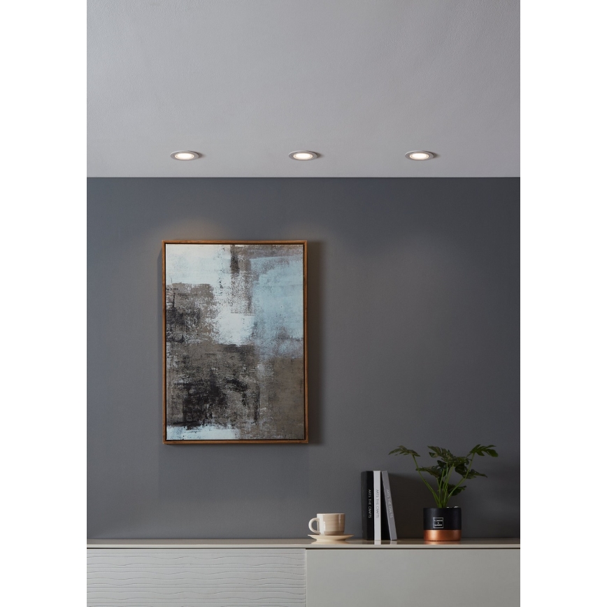 Eglo - LED RGBW Aptumšojama piekaramo griestu lampa LED/4,7W/230V balta