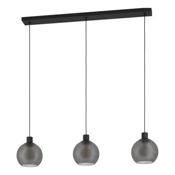 Eglo 900788 - Pakaramā lustra CESENATICO ar trosi 3xE27/40W/230V
