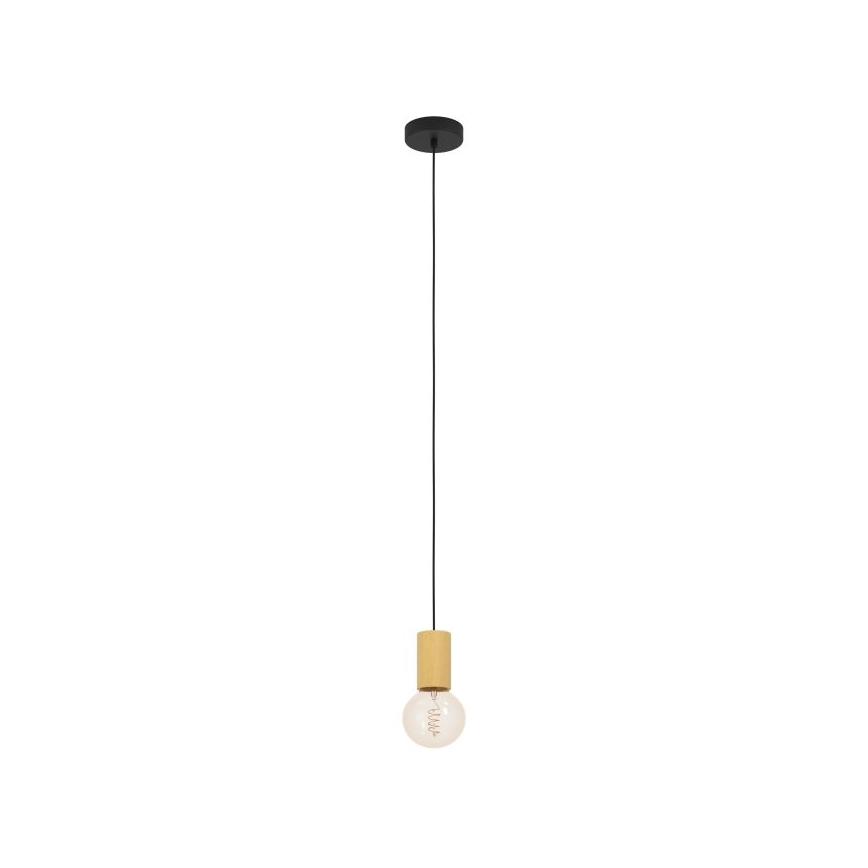 Eglo - Lustra ar auklu 1xE27/40W/230V brūna