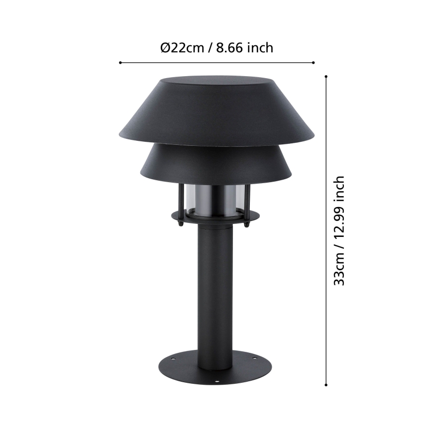 Eglo - Āra lampa 1xE27/40W/230V 33 cm IP65