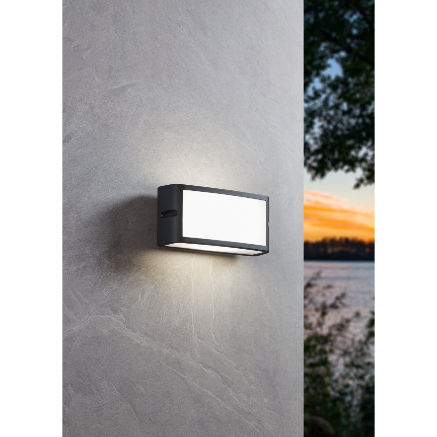 Eglo - LED Āra sienas lampa LED/10,5W/230V antracīta IP54