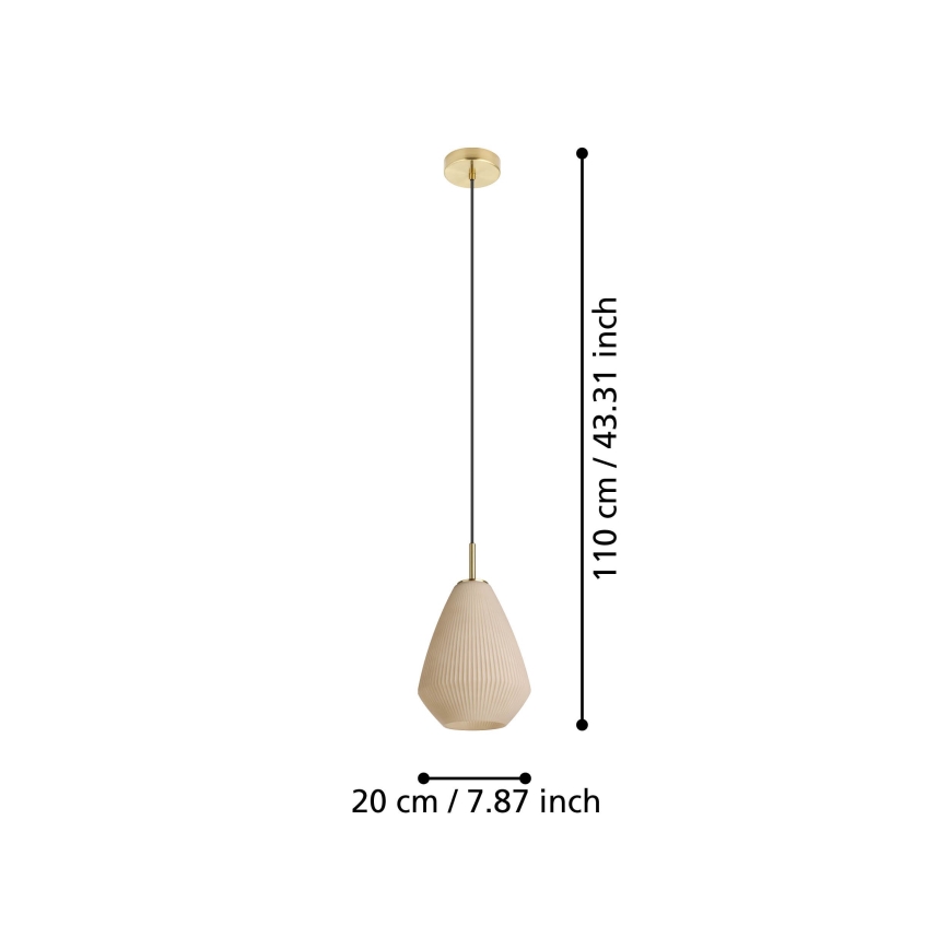 Eglo - Lustra ar auklu 1xE27/40W/230V