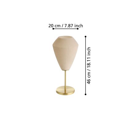 Eglo - Galda lampa 1xE27/40W/230V