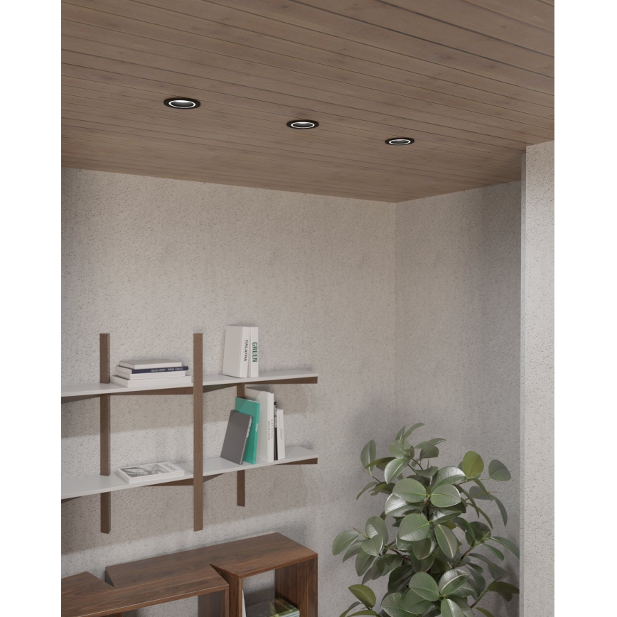 Eglo - Iegremdējama lampa 1xGU10/35W/230V antracīta