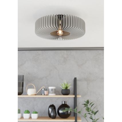 Eglo - Griestu lampa 1xE27/40W/230V pelēka