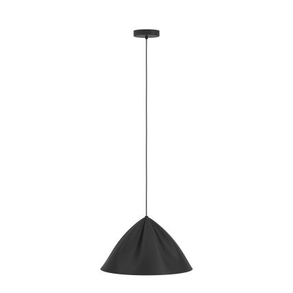Eglo - Lustra ar auklu 1xE27/40W/230V melna