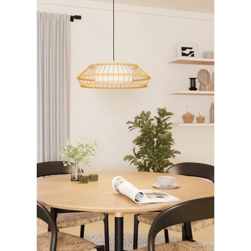 Eglo - LED RGBW Aptumšojuma lustra ar auklu LED/22W/230V 2700-6500K