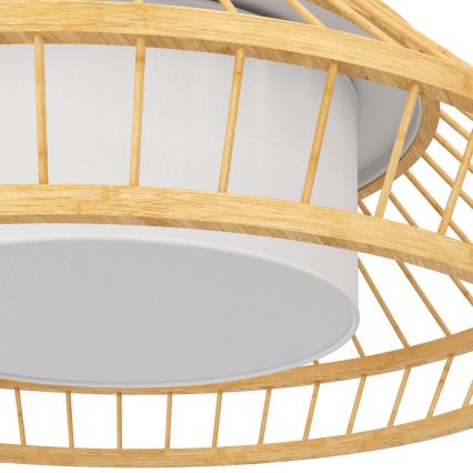 Eglo - LED RGBW Aptumšojuma lustra ar auklu LED/22W/230V 2700-6500K