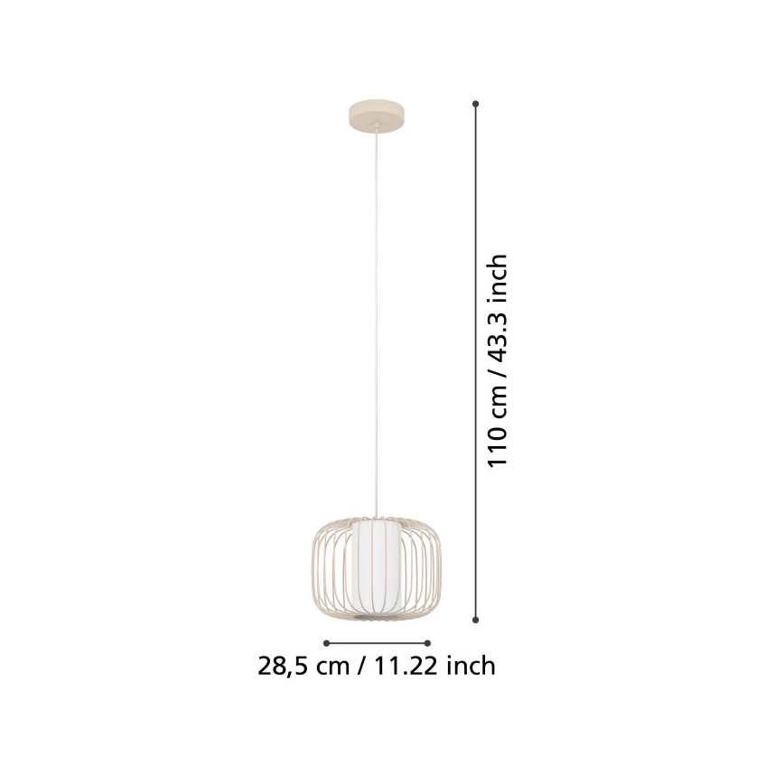Eglo - Lustra ar auklu 1xE27/40W/230V d. 28,5 cm