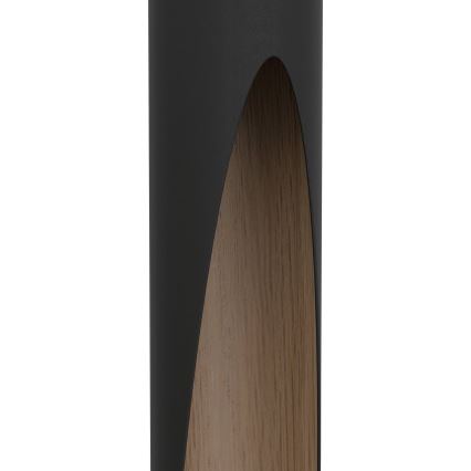 Eglo 900874 - LED lustra ar kabeli BARBOTTO 1xGU10/4,5W/230V melna/brūna