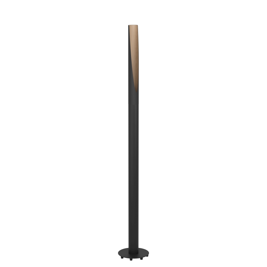 Eglo - LED Grīdas stāvlampa 1xGU10/4,5W/230V melna/brūna