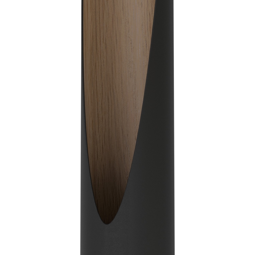 Eglo - LED Grīdas stāvlampa 1xGU10/4,5W/230V melna/brūna