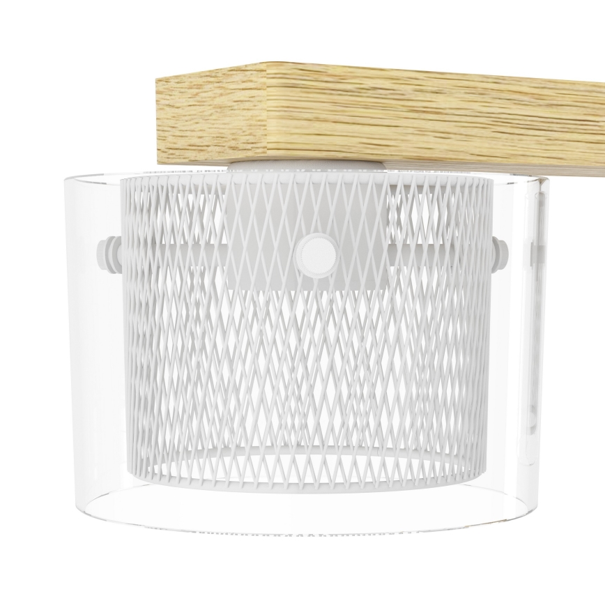 Eglo - LED RGBW Aptumšojuma lustra ar auklu 4xLED/3,7W/230V 2700-6500K