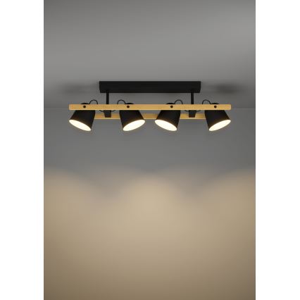 Eglo - LED RGBW Aptumšojama virsapmetuma lustra 4xLED/3,7W/230V 2700-6500K
