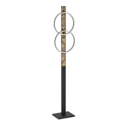 Eglo - LED Grīdas stāvlampa 2xLED/12W/230V 3000K brūna/melna
