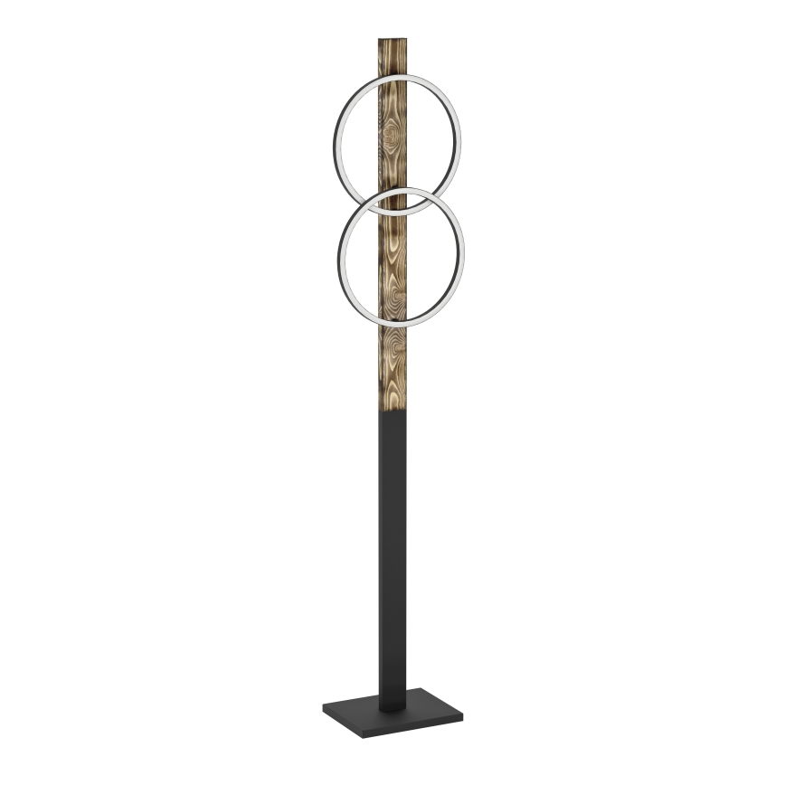 Eglo - LED Grīdas stāvlampa 2xLED/12W/230V 3000K brūna/melna