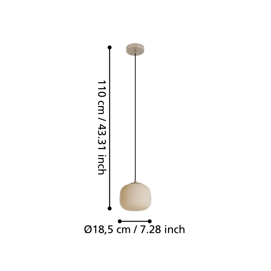 Eglo - Lustra ar auklu 1xE27/40W/230V