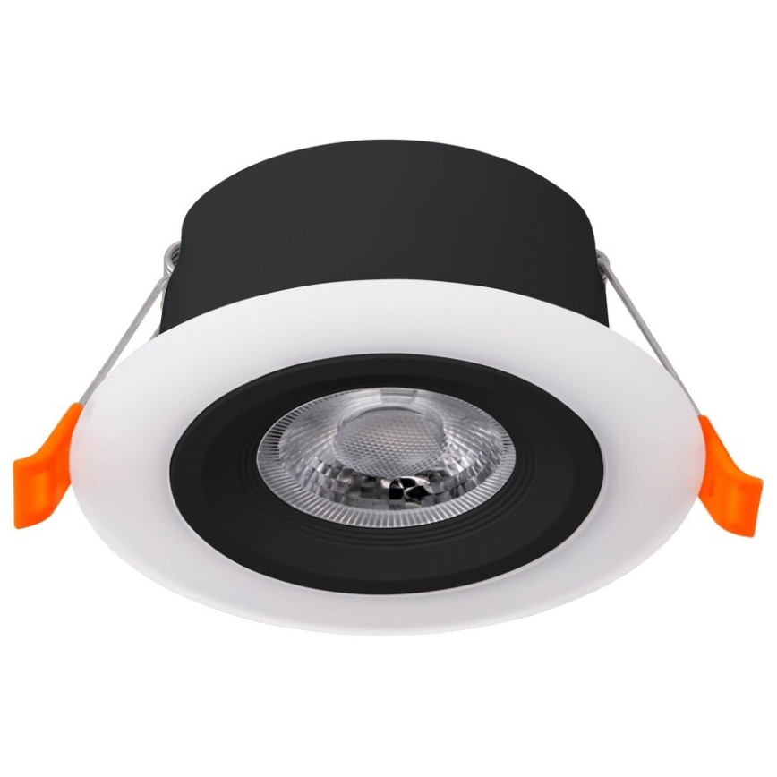 Eglo - KOMPLEKTS 3x LED Iegremdējama lampa 3xLED/4,8W/230V melna