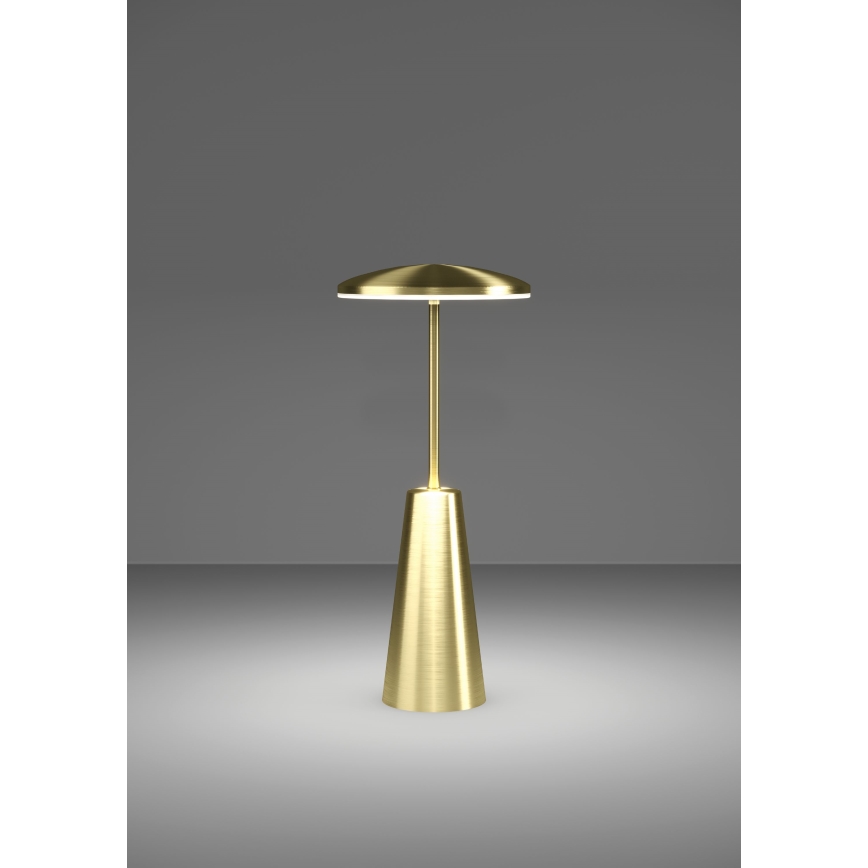 Eglo - LED Aptumšojama skārienvadāma āra lampa LED/2,8W/5V 2400K/3000K/4000K 5200 mAh IP54 zelta