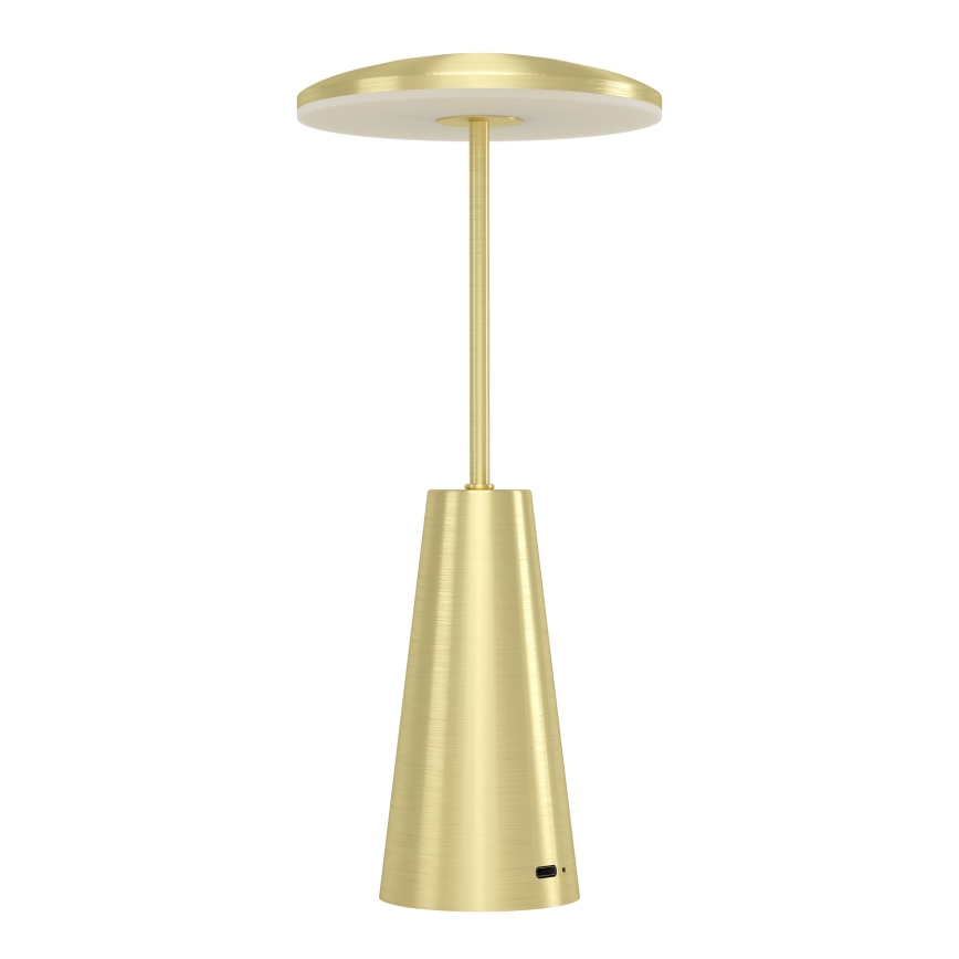 Eglo - LED Aptumšojama skārienvadāma āra lampa LED/2,8W/5V 2400K/3000K/4000K 5200 mAh IP54 zelta