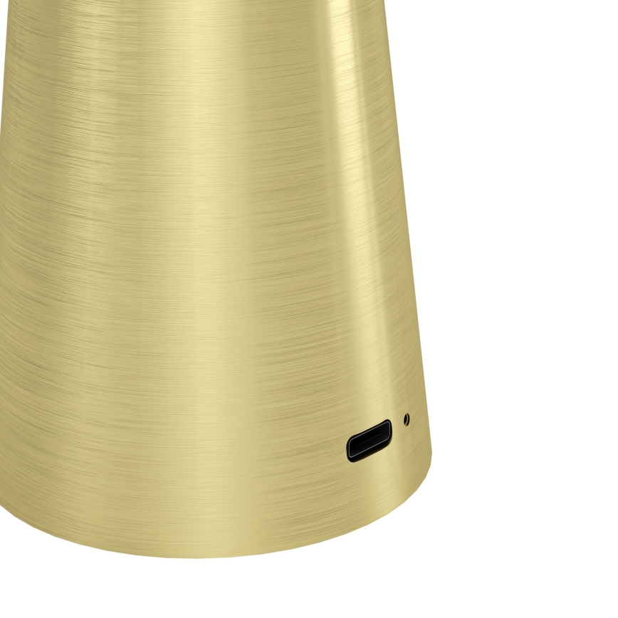 Eglo - LED Aptumšojama skārienvadāma āra lampa LED/2,8W/5V 2400K/3000K/4000K 5200 mAh IP54 zelta