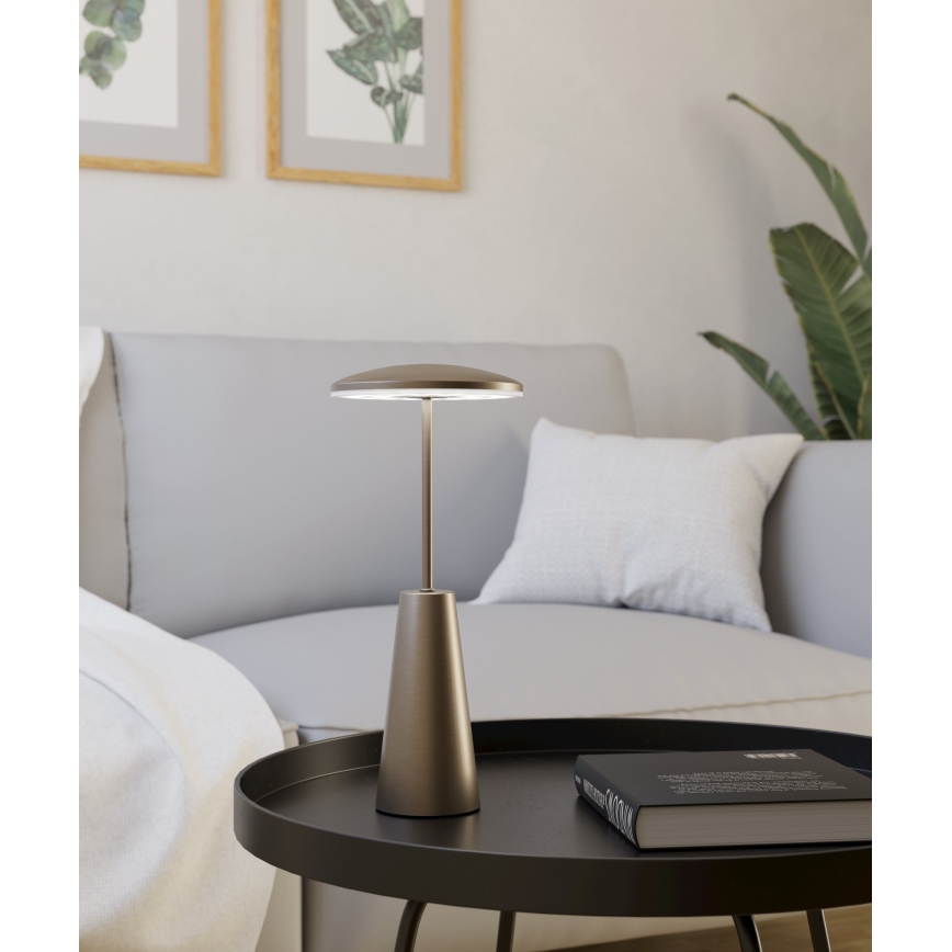 Eglo - LED Aptumšojama skārienvadāma āra lampa LED/2,8W/5V 2400K/3000K/4000K 5200 mAh IP54 bēša