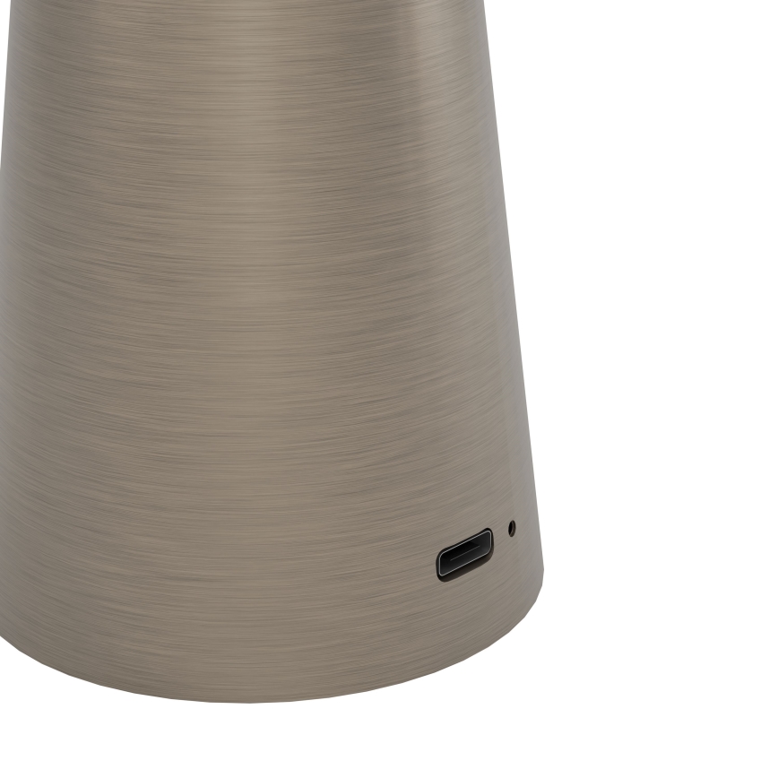 Eglo - LED Aptumšojama skārienvadāma āra lampa LED/2,8W/5V 2400K/3000K/4000K 5200 mAh IP54 bēša