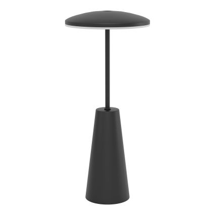 Eglo - LED Aptumšojama skārienvadāma āra lampa LED/2,8W/5V 2400K/3000K/4000K 5200 mAh IP54 melna